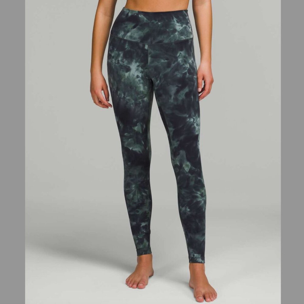 Lululemon Align High-Rise Pant 28" Diamond Dye Silver Blue